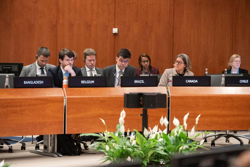 In the photo: remarks by Mr. Vicente Amaral BEZERRA, Counsellor and Alternate Permanent Representative of Brazil. © WFP/Daria Addabbo