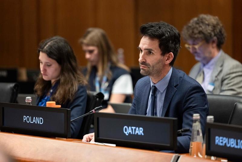 In the photo: intervention by Mr. Marcin Rychly, delegation of Poland. © WFP/Daria Addabbo