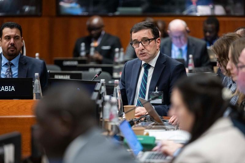 In the photo: intervention by H.E. Mr. Diary Majid, delegation of Iraq. © WFP/Daria Addabbo