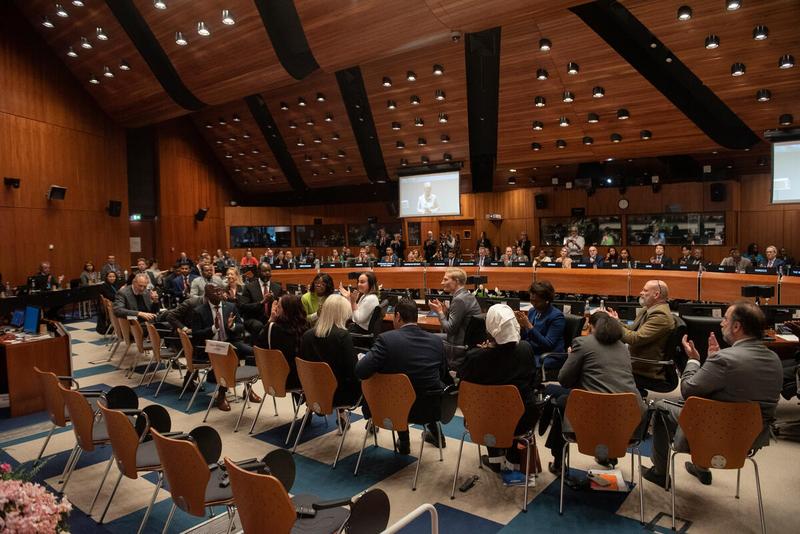 Closing remarks and announcement by the Executive Director. © WFP/Daria Addabbo