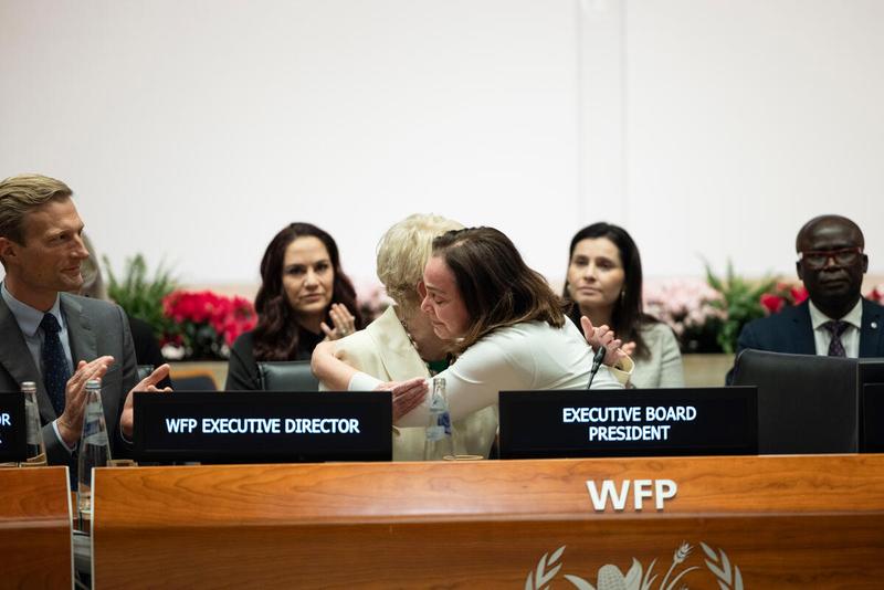 In the photo: closing remarks by Ms. Cindy McCain, Executive Director World Food Programme. © WFP/Matteo Minnella