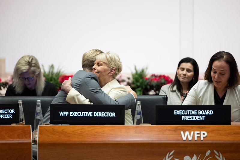 In the photo: closing remarks by Ms. Cindy McCain, Executive Director World Food Programme. © WFP/Matteo Minnella