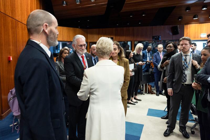 In the photo: closing remarks by Ms. Cindy McCain, Executive Director World Food Programme. © WFP/Matteo Minnella