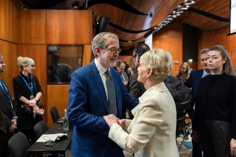 In the photo: closing remarks by Ms. Cindy McCain, Executive Director World Food Programme. © WFP/Matteo Minnella