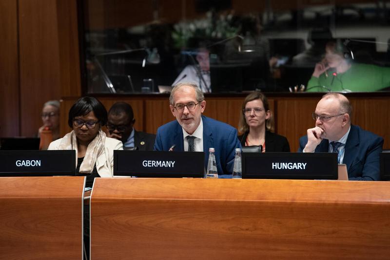 In the photo: intervention by H.E. Mr Andreas von Brandt, Ambassador of Germany. © WFP/Daria Addabbo