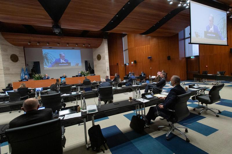 Mr. David Beasley, Executive Director Word Food Programme delivers his opening speech. Photo: WFP/Rein Skullerud