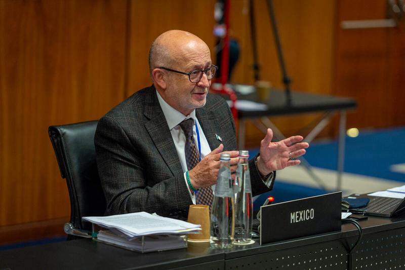 Intervention by H.E. Mr. Miguel Jorge García Winder, Ambassador and Permanent Representative of Mexico. Photo: WFP/Giulio d'Adamo