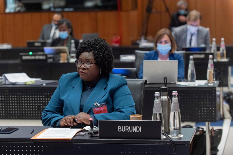 Intervention by H.E. Ms. Espérence Ndayizeye Ambassador and Permanent Representative of Burundi. Photo: WFP/Rein Skullerud