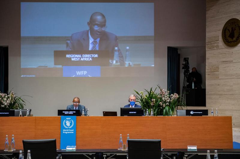 Side Event (Virtual on zoom) The work of the Regional Centre of Excellence against Hunger and Malnutrition (CERFAM) in leveraging good practices to accelerate zero hunger. Intervention Mr. Chris Nikoi, Regional Director for West Africa. Photo: WFP/Rein Skullerud
