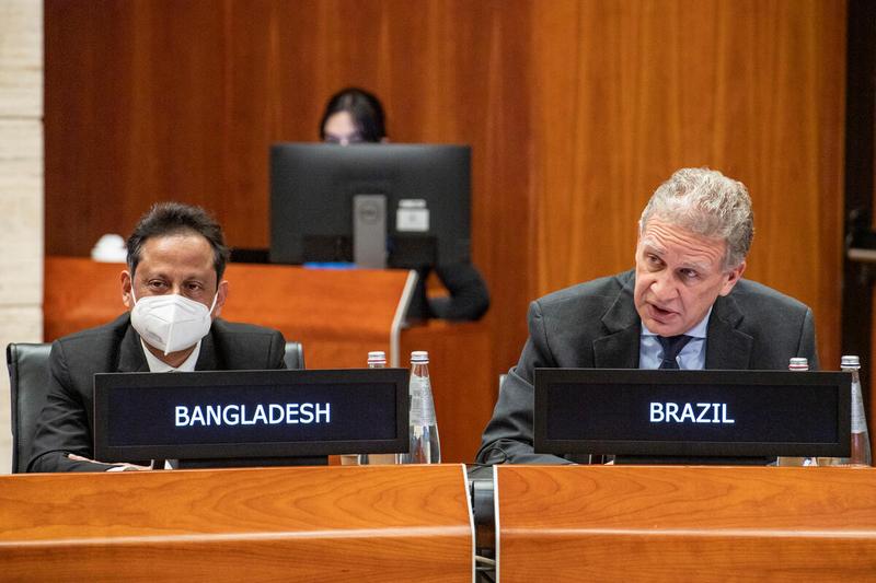 Statement by H.E. Fernando José Marroni de Abreu Ambassador and Permanent Representative of Brazil. Photo: WFP/Rein Skullerud