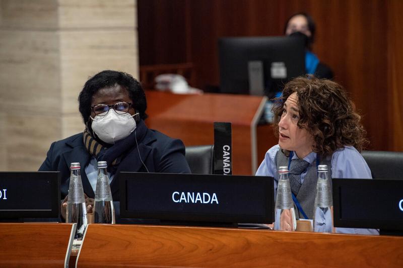 Statement by the delegation of Canada Photo: WFP/Rein Skullerud
