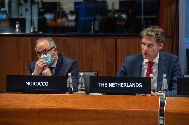 Statement by H.E. Mr. Marcel Beukeboom, Ambassador and Permanent Representative of the Netherlands. Photo: WFP/Rein Skullerud