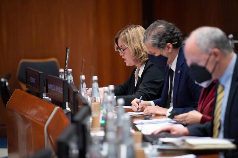 Statement by H.E. Ms. Jette Michelsen Counsellor, Deputy Permanent Representative of Denmark. Photo: WFP/Rein Skullerud