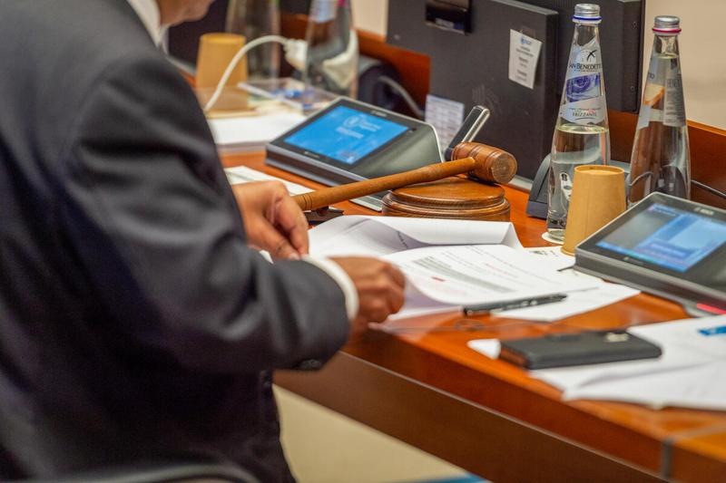Intervention by H.E. Md. Shameem Ahsan, Executive Board President and Permanent Representative of the People's Republic of Bangladesh. Photo: WFP/Giulio d'Adamo