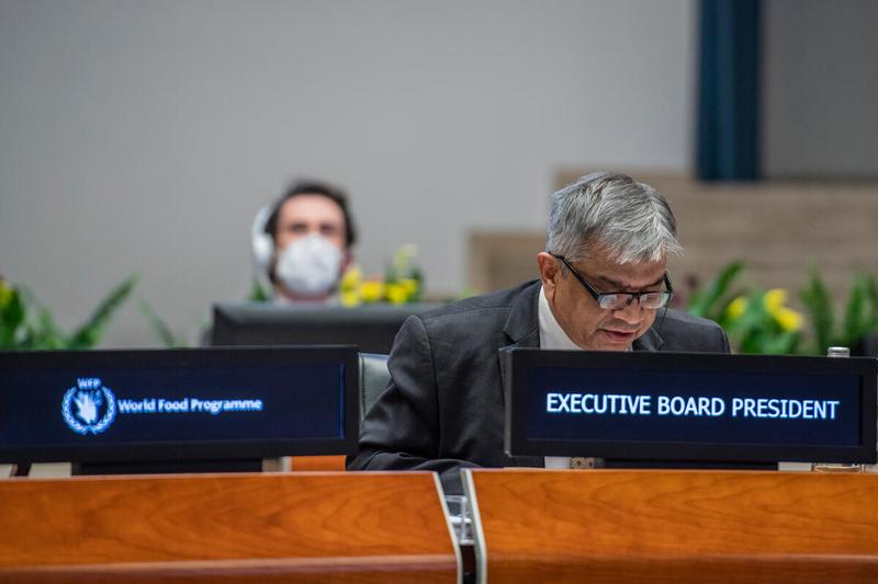 Summary report on the evaluation of the country strategic plan for Honduras (2018–2021) Executive Board President, H.E. Md. Shameem Ahsan Ambassador and Permanent Representative of the People's Republic of Bangladesh. Photo: WFP/Rein Skullerud