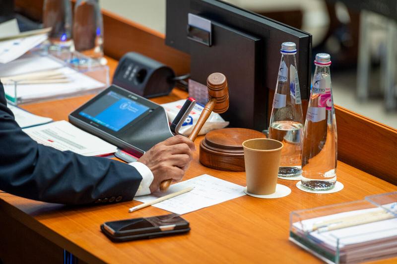 Intervention by H.E. Md. Shameem Ahsan, President of the WFP Executive Board 2022. Photo: WFP/Giulio d'Adamo