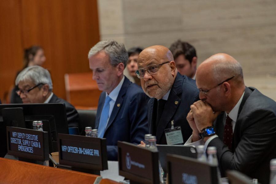 Intervention by Mr. Ramiro Lopes da Silva,  Deputy Executive Director (a.i.) Supply Chain &amp; Emergencies Department Second Regular Session of the Executive Board (EB.2/2022) Photo: WFP/Rein Skullerud