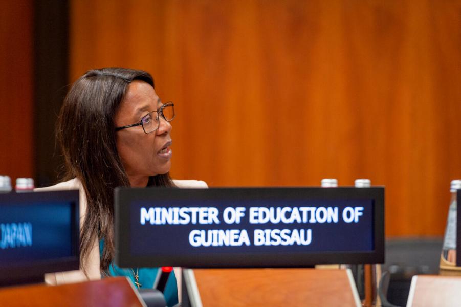Intervention by H.E. Ms. Martina Moniz, Minister of Education of Guinea-Bissau. Second Regular Session of the Executive Board (EB.2/2022).