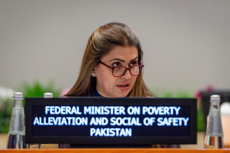 Intervention by H.E. Shazia Marri, Federal Minister for Poverty Alleviation and Social Safety and Chairperson of the Board, Benazir Income Support Programme (Government of Pakistan) during the &quot;WFP’s groundbreaking partnership with the Government of Pakistan to reduce stunting&quot; side event on the margins of the Second Regular Session of the Executive Board (EB.2/2022).