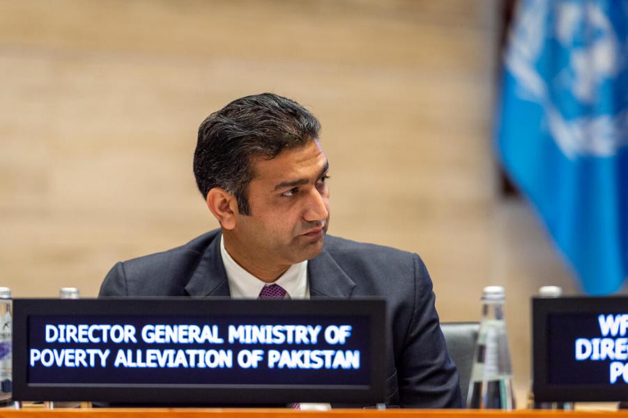 Intervention by H.E. Mr Naveed Akbar, Director General, Ministry of Poverty Alleviation, (Government of Pakistan) during the &quot;WFP’s groundbreaking partnership with the Government of Pakistan to reduce stunting&quot; side event on the margins of the Second Regular Session of the Executive Board (EB.2/2022).