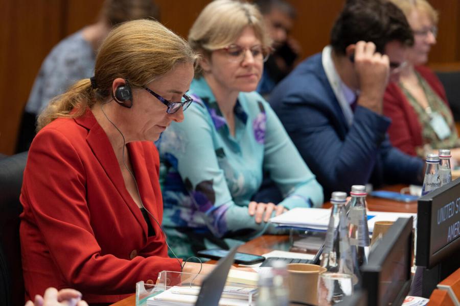 Intervention by the United States Delegation. Second Regular Session of the Executive Board (EB.2/2022) Photo: WFP/Rein Skullerud