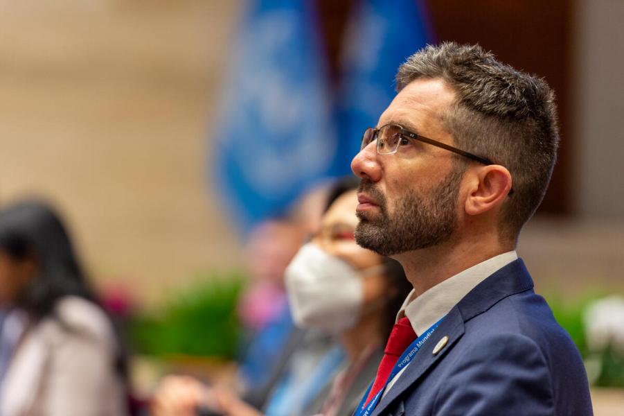 General view of the &quot;Country Capacity Strengthening&quot; Side event on the margins of the Second Regular Session of the Executive Board (EB.2/2022).