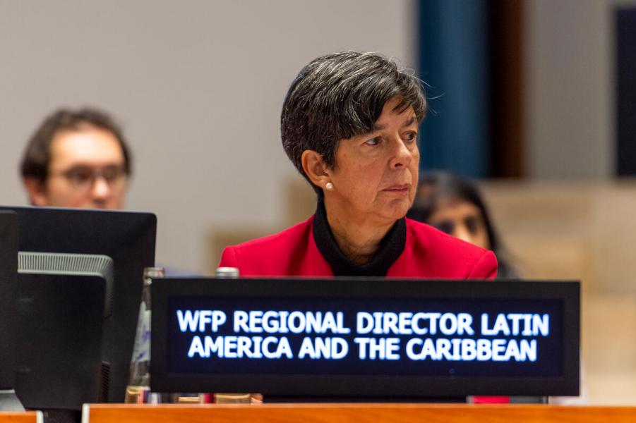 Ms. Lola Castro, WFP Regional Director Latin America and The Caribbean, during the &quot;Country Capacity Strengthening&quot; Side event on the margins of the Second Regular Session of the Executive Board (EB.2/2022).