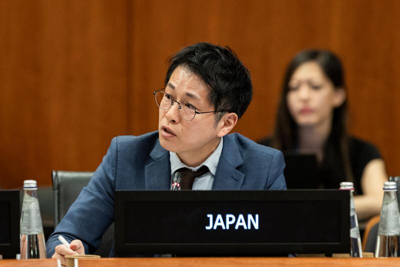 Intervention by the delegation of Japan. Photo credit: WFP/Matteo Minnella