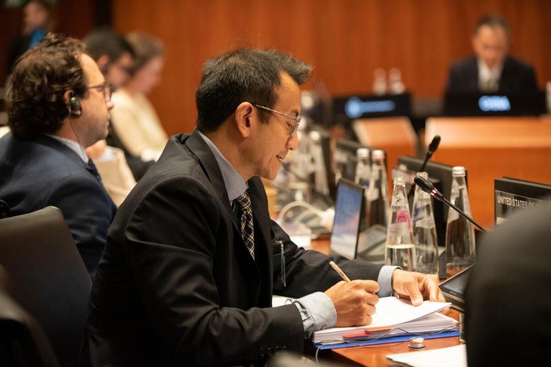 Intervention by the delegation of the United States of America. Photo credit: WFP/Daria Addabbo