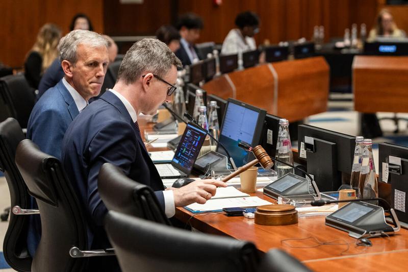 Intervention by H.E. Artur Andrzej Pollok, WFP Executive Board President. Photo credit: WFP/Matteo Minnella
