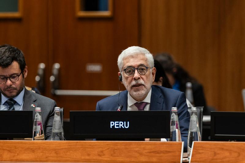 Intervention by H.E. Mr. Miguel Jorge García Winder, Ambassador and Permanent Representative of Mexico. Photo credit: WFP/Matteo Minnella