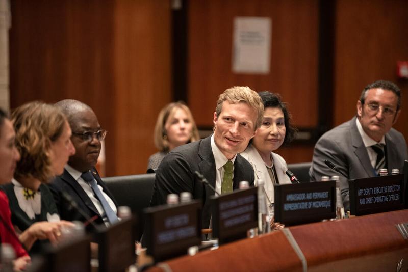 Side event: The Immediate Response Account (IRA) - WFP’s immediate, life-saving, and last-resort funding mechanism Intervention by Mr. Carl Skau, Deputy Executive Director WFP. Photo credit: WFP/Daria Addabbo