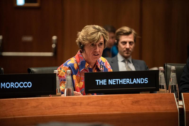 Side event: The Immediate Response Account (IRA) - WFP’s immediate, life-saving, and last-resort funding mechanism Intervention by the delegation of the Netherlands. Photo credit: WFP/Daria Addabbo