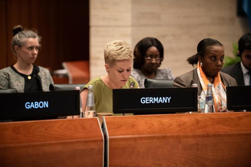 Intervention by the delegation of the Germany. Photo credit: WFP/Daria Addabbo