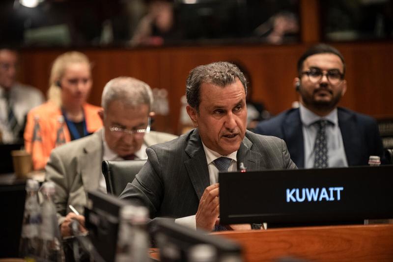 Intervention by H.E. Yousef Juhail Counsellor and Permanent Representative, Kuwait. Photo credit: WFP/Daria Addabbo