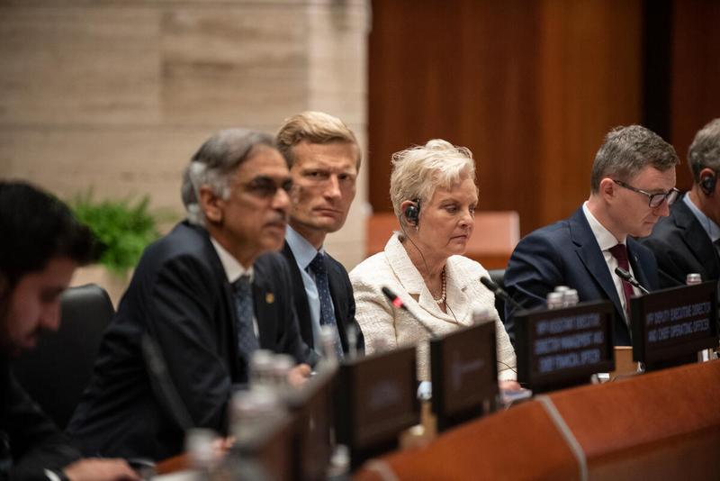 Intervention by Mr.Manoj Juneja, Assistant Executive Director. Photo credit: WFP/Daria Addabbo