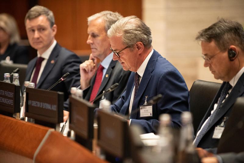 Intervention by Mr. Kay Scheller, President of the German Supreme Audit Institution and current External Auditor of WFP. Photo credit: WFP/Daria Addabbo