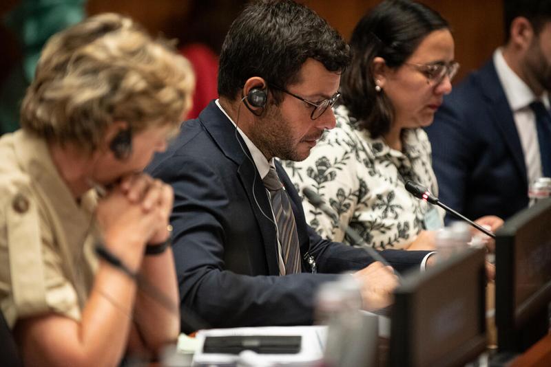 Intervention by H.E. Mr. Tomas Alberto Duncan Jurado, Permanent Representative of Panama. Photo credit: WFP/Daria Addabbo