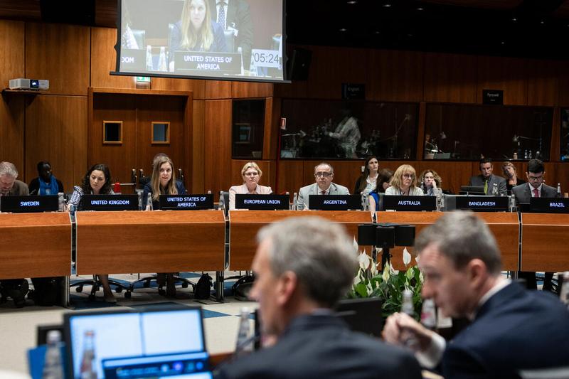 Ms. Sarah Charles, Assistant Administrator, Bureau of Humanitarian Assistance (BHA). Photo credit: WFP/Matteo Minnella