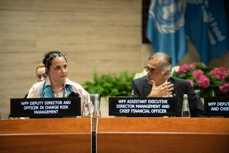 Intervention by Manoj Juneja, United Nations World Food Programme Assistant Executive Director. Photo credit: WFP/Daria Addabbo