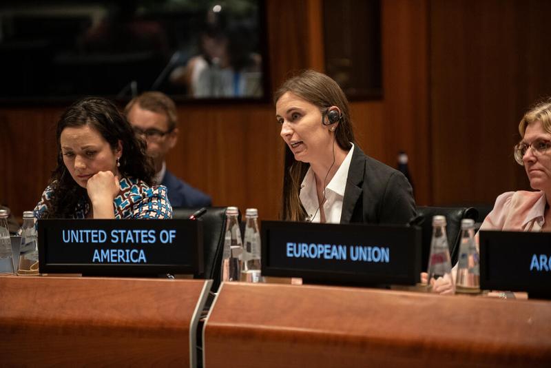 Intervention by the delegation of United States of America. Photo credit: WFP/Daria Addabbo