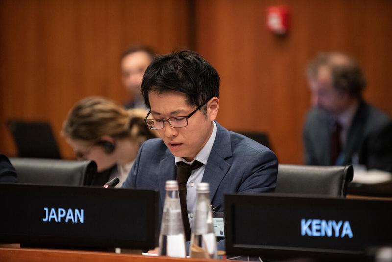 Intervention by the delegation of Japan. Photo credit: WFP/Daria Addabbo