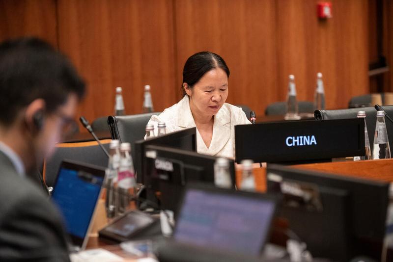 Intervention by the delegation of China. Photo credit: WFP/Daria Addabbo
