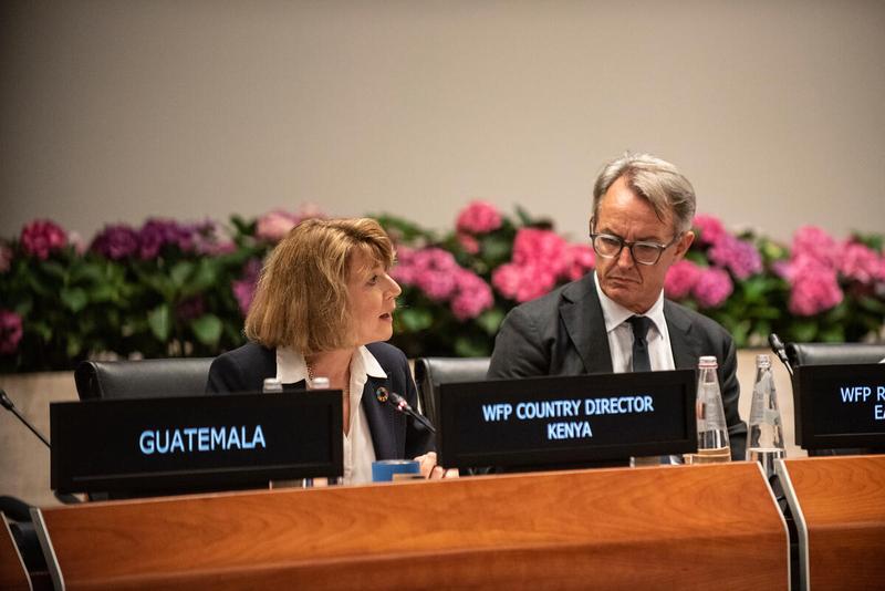 Intervention by Ms. Lauren Landis Country Director, Kenya. Photo credit: WFP/Daria Addabbo
