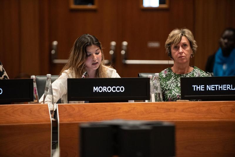Intervention by the delegation of Morocco. Photo credit: WFP/Daria Addabbo