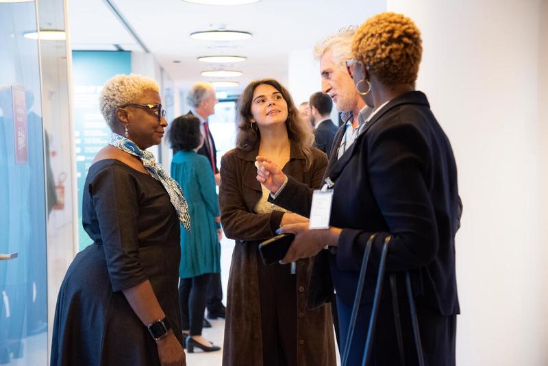 WFP Headquarters Rome, Italy, 14 November 2023 - Side event on the margins of the Second Regular Session of the Executive Board Opening of the Farm to Market Alliance exhibition
Empowering Women and Youth in Agriculture. Photo credit: WFP/Daria Addabbo