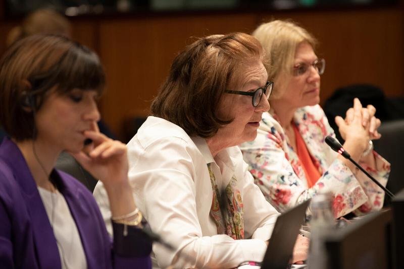 In the photo: intervention by the delegation of United States of America. Photo credit: WFP/Daria Addabbo