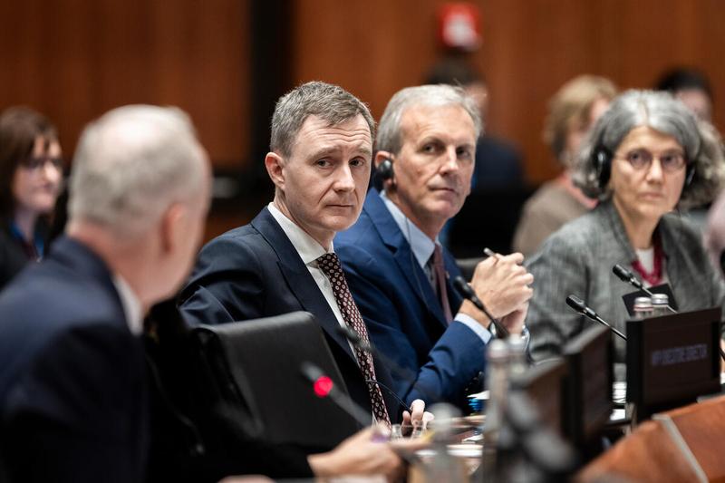 WFP Headquarters Rome, Italy, 15 November 2023 - In the photo: intervention by Mr. John Aylieff, WFP Regional Director for Asia and the Pacific. Second Regular Session of the Executive Board (EB.2/2023). Photo credit: WFP/Matteo Minnella