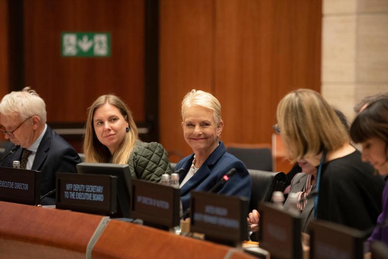 Side event on the margins of the Second Regular Session of the Executive Board Investing in the future: Prioritising prevention of acute malnutrition in children. Intervention by Ms. Abigail Perry, Director Nutrition Division. Photo credit: WFP/Daria Addabbo