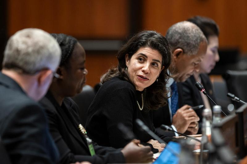 In the photo: intervention by Carmen Burbano, WFP Director of School Feeding. Photo credit: WFP/Matteo Minnella